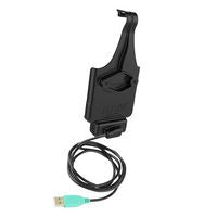 RAM Mounts RAM-HOL-SAM9PU Active Holder – Black Powered Cradle, Wired, Car Mount