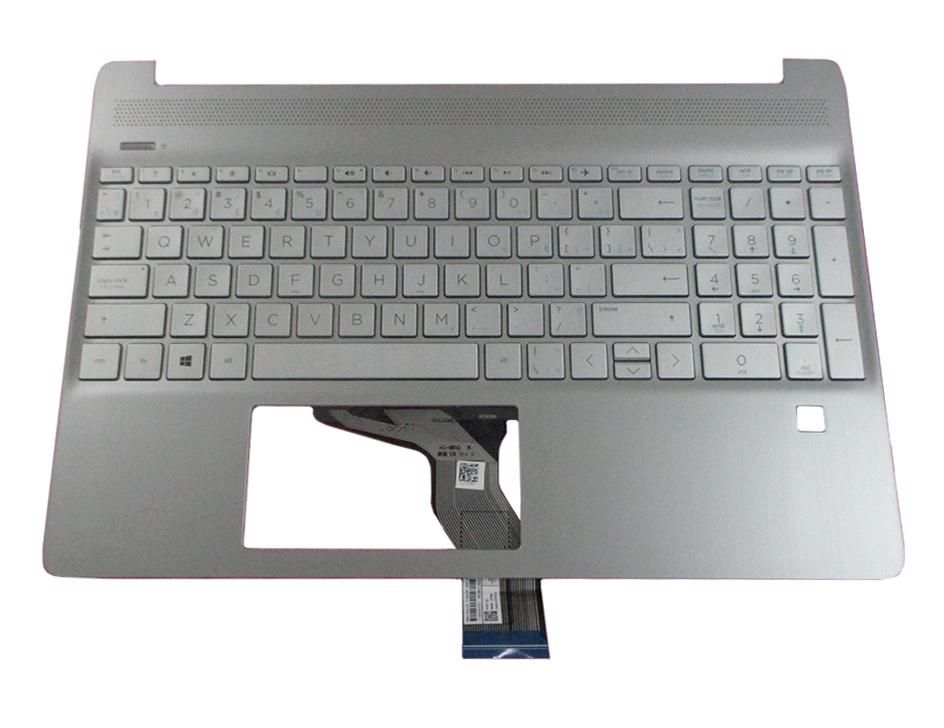 HP L63578-061 Integrated Notebook Keyboard and Cover – Italian, Silver