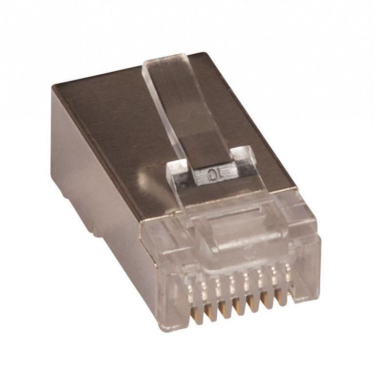 Lanview RJ45 Metallic Wire Connector – Cat5e FTP, 10 Pack, AWG 24-26