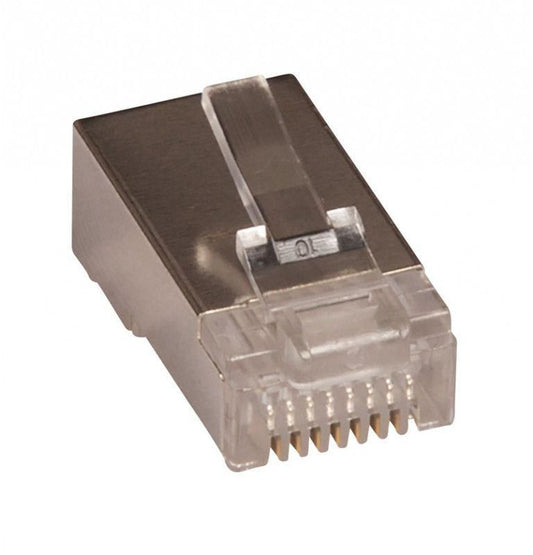 Lanview RJ45 Metallic Wire Connector – Cat5e FTP, 10 Pack, AWG 24-26