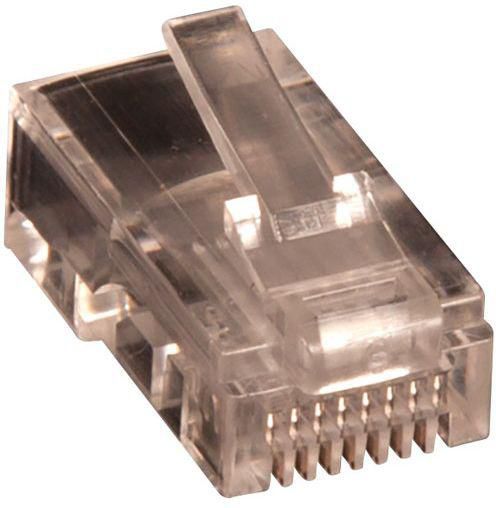 Lanview LVN125432 RJ45 Wire Connector – Cat5e UTP, Transparent, 10 Pack