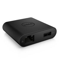 Dell 470-ABRY USB-C Multiport Adapter – HDMI VGA Ethernet USB 3.0 Black