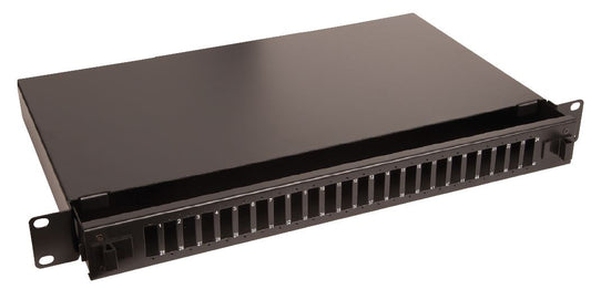 Lanview LVO231552 24-Port Fibre Patch Panel for SC Duplex/LC Quad – 1U 19" Rack