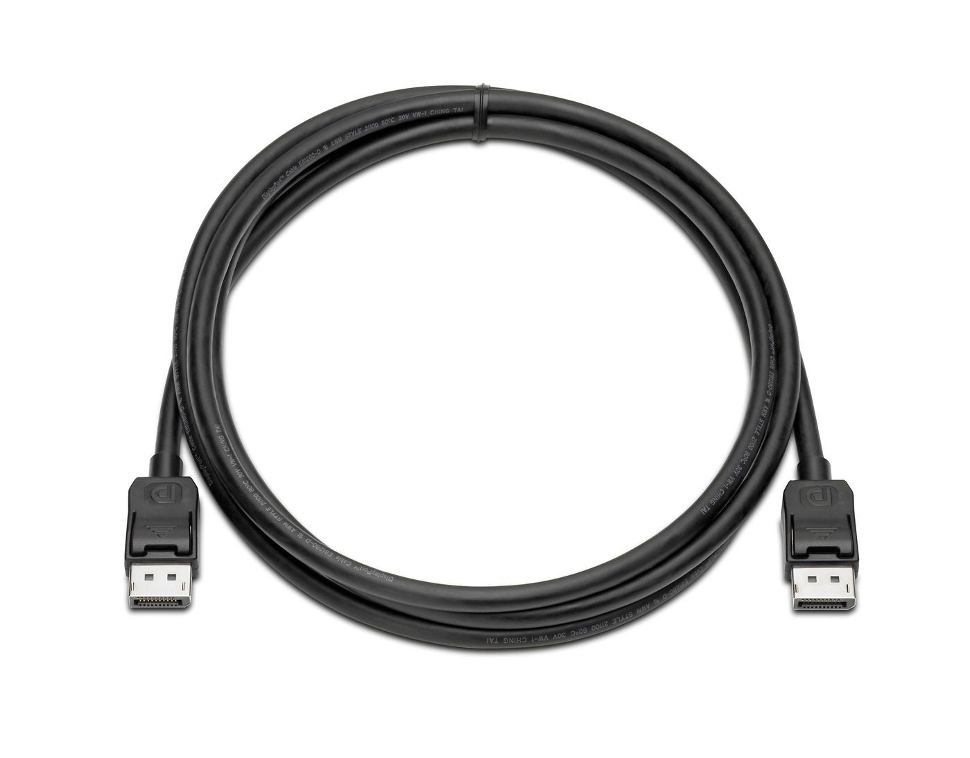 HP DisplayPort Cable Kit – 2m Black Male/Male, High Quality, CE & RoHS