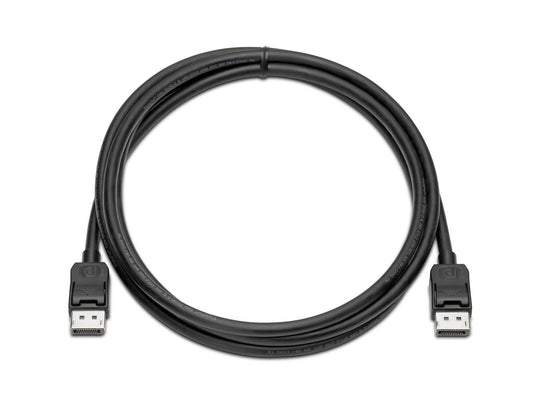 HP DisplayPort Cable Kit – 2m Black Male/Male, High Quality, CE & RoHS