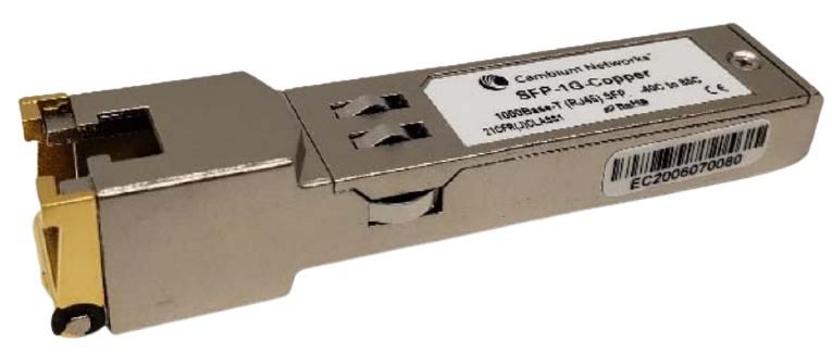 Cambium Networks SFP-1G-COPPER SFP Transceiver – Copper RJ-45 1000Base-T 1000Mbps