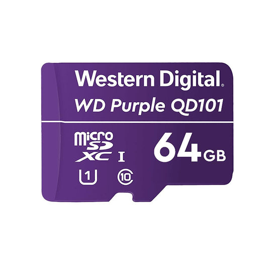Western Digital WDD064G1P0C MicroSDXC Memory Card 64GB – Class 10 UHS-I