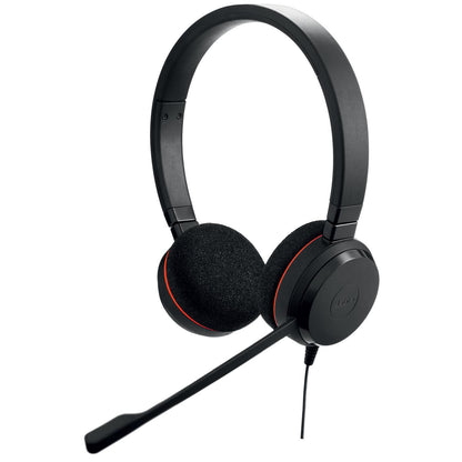 Jabra 4999-823-189 Evolve 20 Stereo MS USB-C Headset – Binaural, Wired