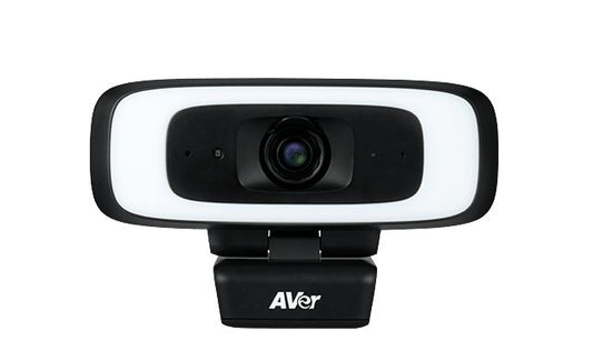 AVer 61U3700000AC CAM130 4K Conference Camera – 120° FOV, 5X Zoom, Dual Microphone