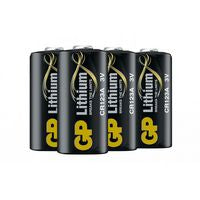 GP 102033 CR123A Lithium Battery 4-Pack 3V 10-Year Shelf Life