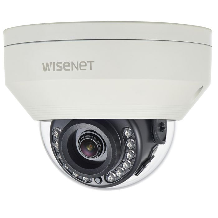Hanwha HCV-7010RA 4MP Outdoor Dome Analogue Camera – IR Night Vision, IP66, IK10