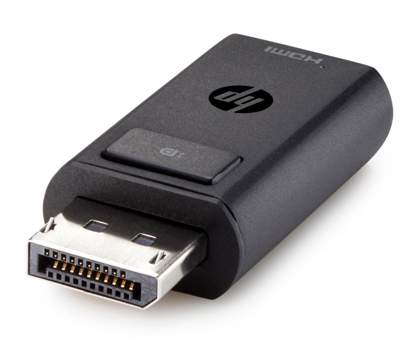 HP DisplayPort to HDMI 1.4 Adapter – High-Performance, Black, Copper Contacts