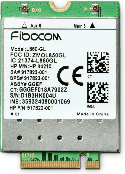 HP 3FB01AA XMM 7360 LTE-Advance WWAN Module – Wireless Connectivity
