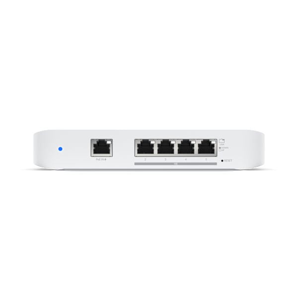 Ubiquiti USW-FLEX-XG Network Switch – 4x 10GbE RJ45, 1x GbE PoE+ Managed Layer 2