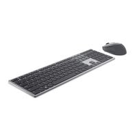 Dell 02HHJ Wireless Keyboard and Mouse Combo – RF + Bluetooth, QWERTY, Grey