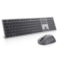 Dell 02HHJ Wireless Keyboard and Mouse Combo – RF + Bluetooth, QWERTY, Grey