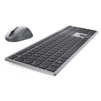 Dell 02HHJ Wireless Keyboard and Mouse Combo – RF + Bluetooth, QWERTY, Grey