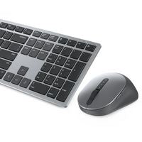 Dell 02HHJ Wireless Keyboard and Mouse Combo – RF + Bluetooth, QWERTY, Grey