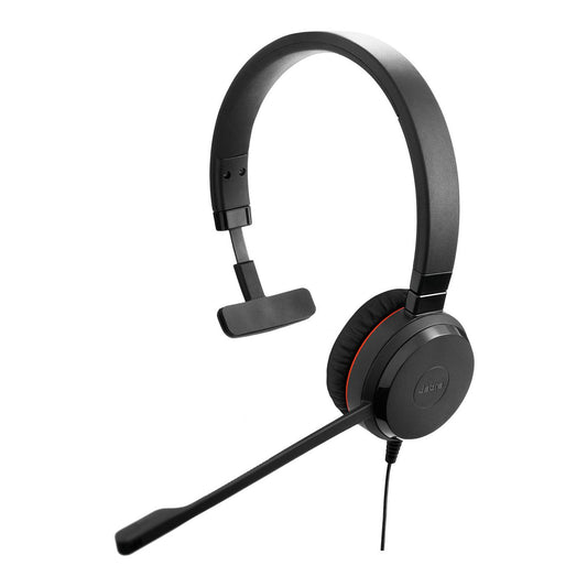 Jabra 5393-823-309 Evolve 30 II MS Mono Headset – Monaural, USB/3.5mm, Noise-Cancelling