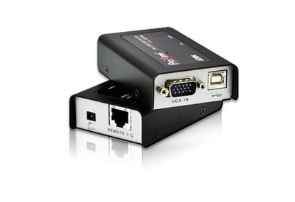 Aten CE100-AT-E KVM Extender – Transmitter & Receiver, 100m, USB VGA