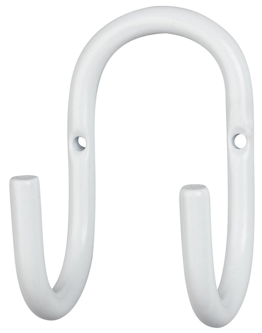 Vivolink VLCBLHOOK Wall Cable Organizer – White Cable Hook with Screws for Tidy AV Setup