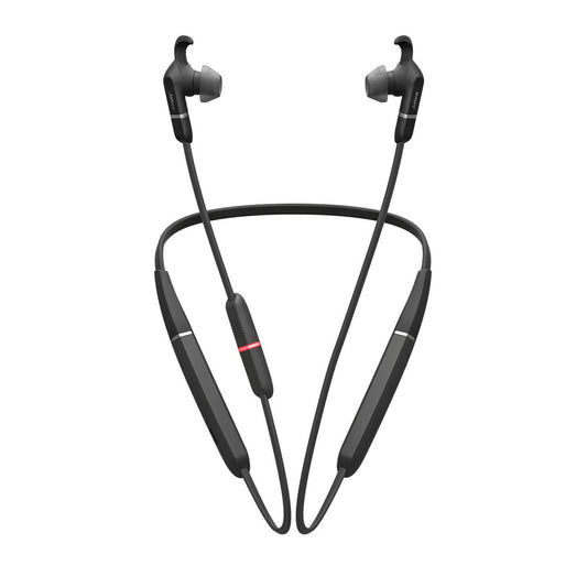 Jabra 6599-629-109 Evolve 65e UC Wireless Binaural Neckband Headset – 13h Battery
