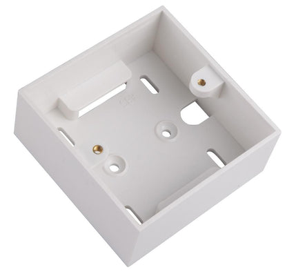 Lanview LVN126078UK Outlet Box – White Plastic IP20 86x86x36mm
