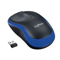 Logitech 910-002239 Wireless Mouse M185 Blue – Compact Ambidextrous