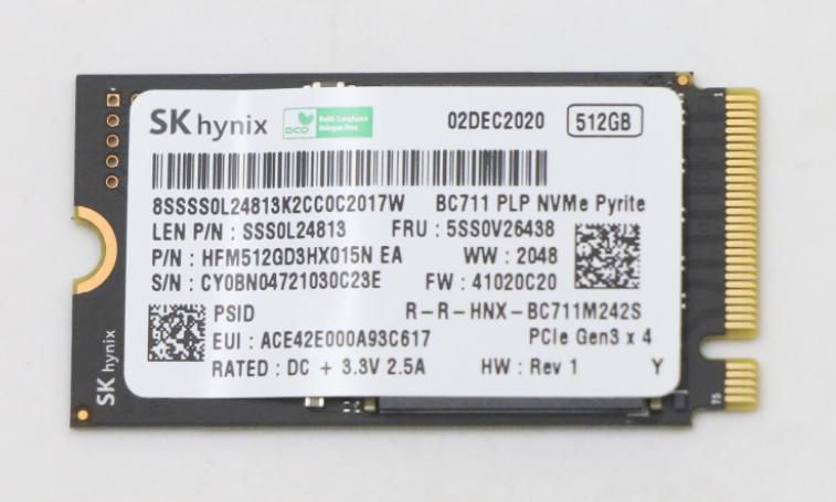 Lenovo 5SS0V26438 Internal SSD – M.2 2242 512GB PCIe 3.0 x4 Solid State Drive