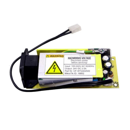 MikroTik 24V2APOW Power Adapter – 24V 2.5A 60W AC-DC Indoor PSU