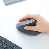 Logitech 910-005448 MX Vertical Advanced Ergonomic Mouse – Wireless, 4000 DPI