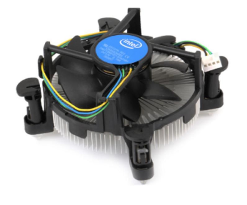 Intel E97379-003 Cooling Fan – Processor Air Cooler Aluminium, Black