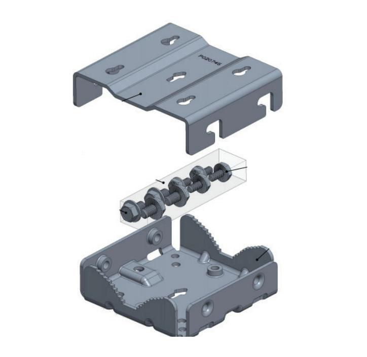 Cambium Networks C000000L136A Antenna Mount – Precision Bracket Grey