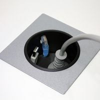 Forming Function 935-PD11 PDU – Type F 1 AC Outlet 4 Cable Feedthrough Black