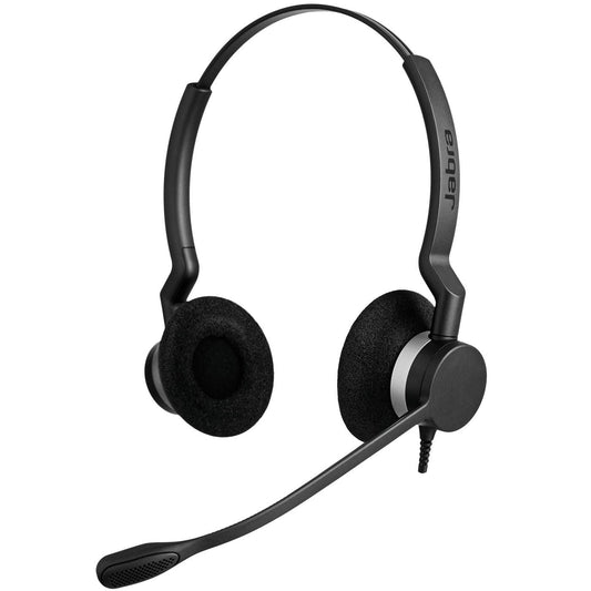 Jabra 2309-820-104 BIZ 2300 Duo NC Headset – Binaural Wired, Noise Cancelling