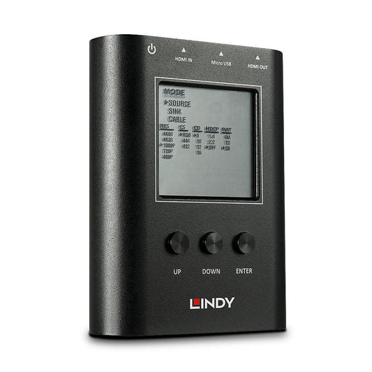 Lindy 32675 HDMI 2.0 18G Signal Analyser and Generator – 4K 60Hz, HDCP 2.2
