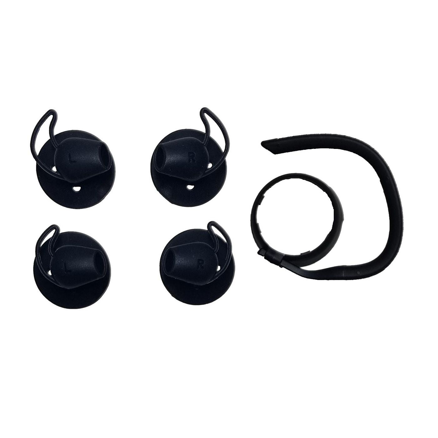 Jabra 14121-41 Engage Convertible Accessory Pack – Ear Hook, Black, 4 Pack