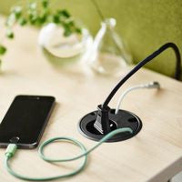 Forming Function 935-PD10 Powerdot Power Outlet with 4 Cable-Throughs – Black