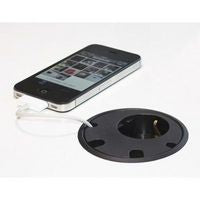 Forming Function 935-PD10 Powerdot Power Outlet with 4 Cable-Throughs – Black