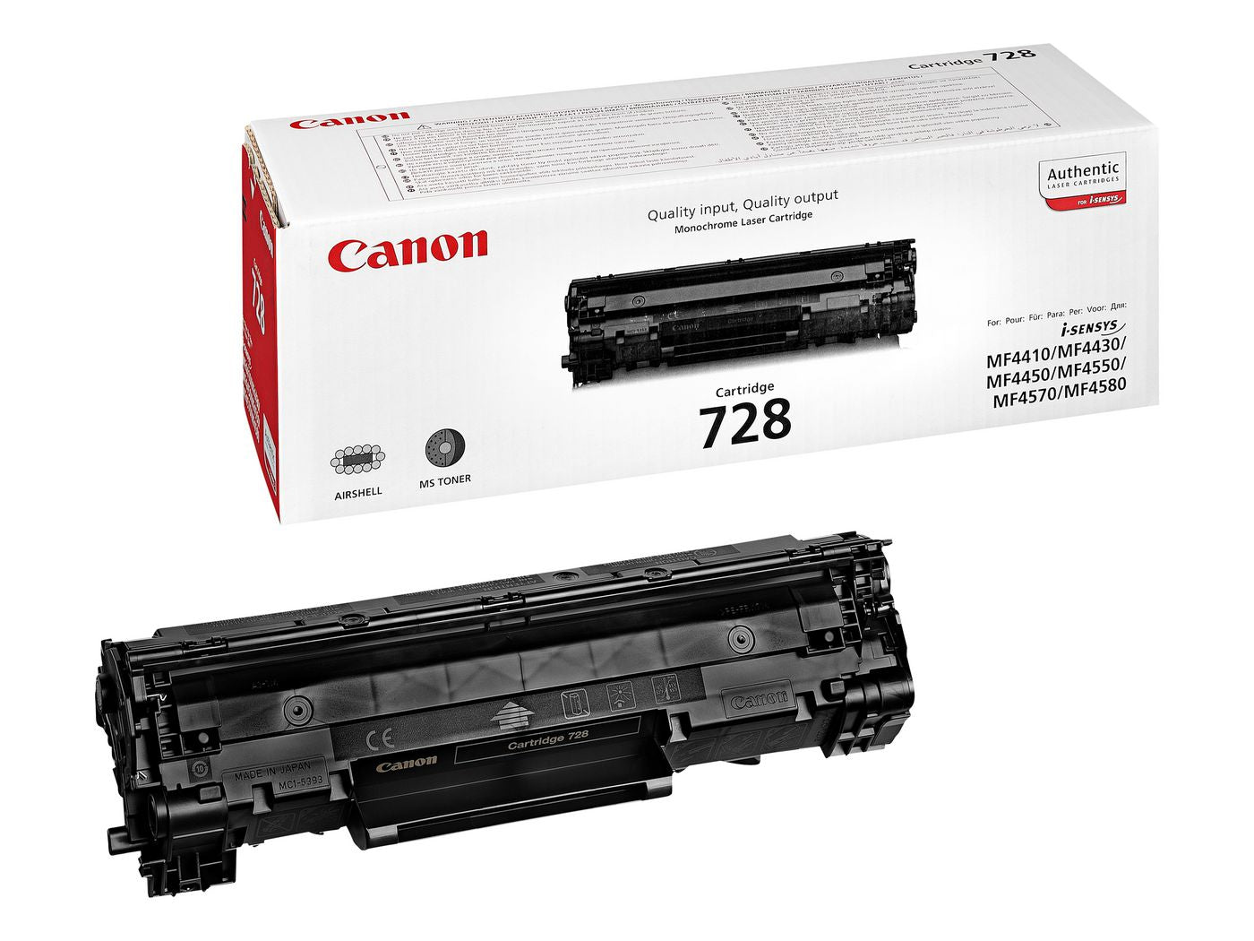 Canon 3500B002 Toner Cartridge – Black, Original, 2100 Pages