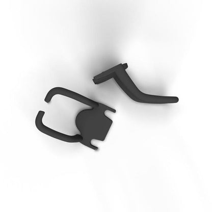 PATCHBOX PBCX8K Patchcatch Cable Holder – Pack of 4 Black CE Certified Plastic Cable Organiser