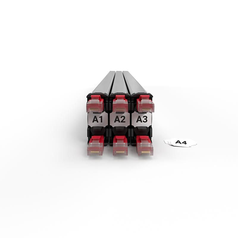 PATCHBOX IDLABELW Patch Panel Accessories – Identification Labels White Paper 60pcs