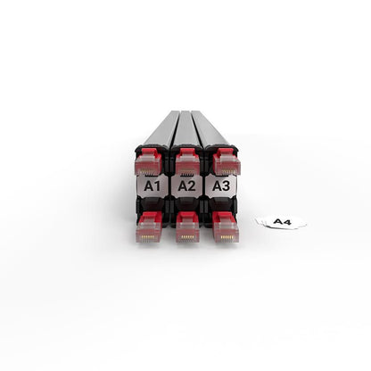 PATCHBOX IDLABELW Patch Panel Accessories – Identification Labels White Paper 60pcs