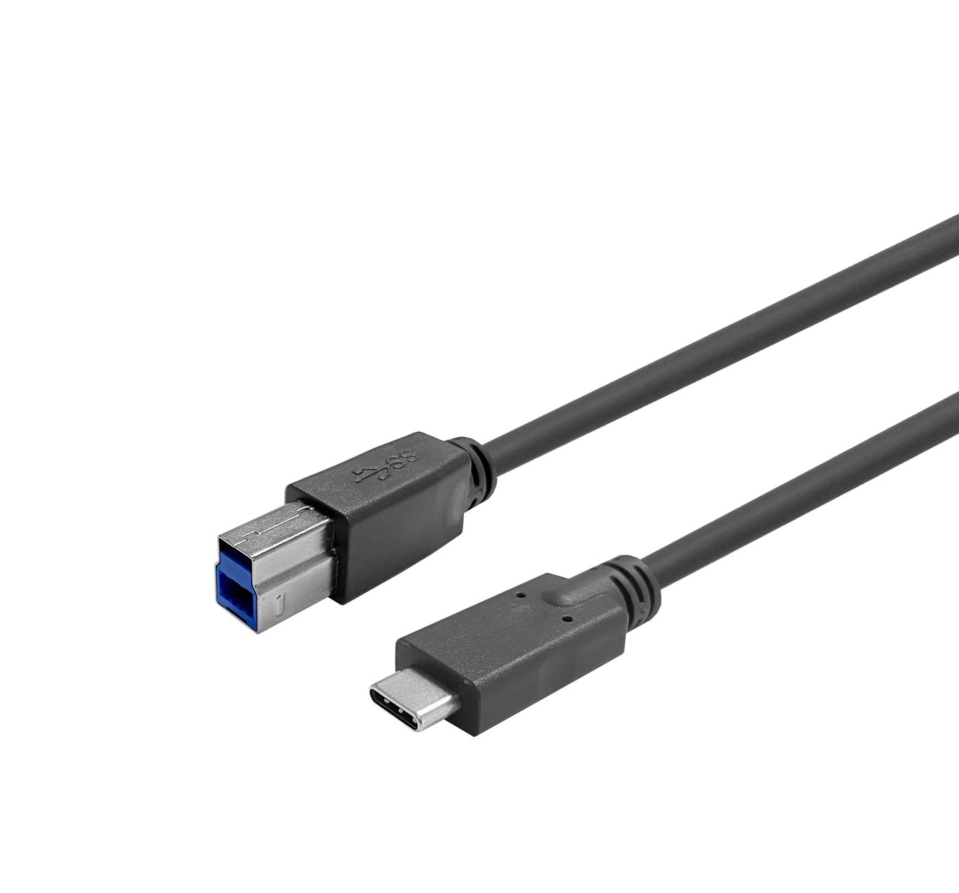 Vivolink PROUSBCBMM15 USB-C to USB-B Cable – 15m, USB 3.2 Gen 1, 5Gbps, Black, Durable PVC Jacket