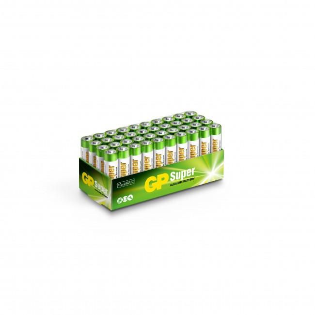 GP 151377 Super Alkaline AAA Batteries 1.5V – 40 Pack