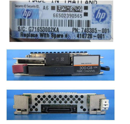 Hewlett Packard Enterprise 416728-001-RFB 300GB 15K RPM Fibre Channel Hard Drive