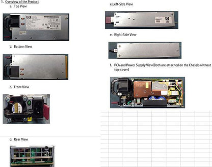 Hewlett Packard Enterprise 454353-001-RFB Power Supply Unit – 750W Hot-Plug Redundant, 100-240V AC, 12V Output