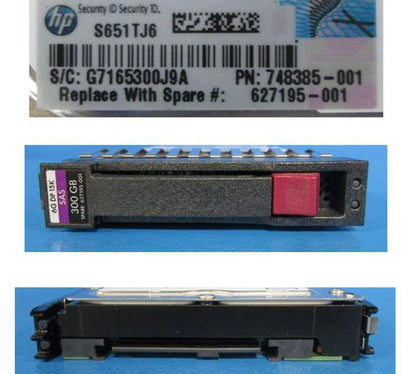 Hewlett Packard Enterprise 627195-001 2.5" 300GB SAS HDD 15,000RPM 6Gb/s