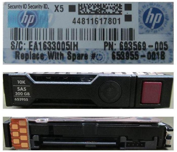 Hewlett Packard Enterprise 653955-001 2.5" 300GB SAS HDD – 6Gb/s Hot-Plug