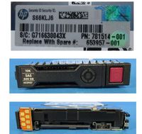 Hewlett Packard Enterprise 653957-001 600GB SAS 2.5" 10K RPM HDD
